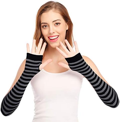 Stylish Striped Leg Warmer Set for Women