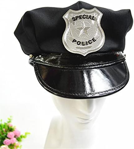 5-in-1 Police_hat_Cosplay set Perfect for Costumes Halloween Parties