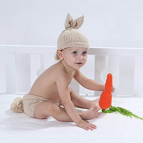 Newborn Baby Easter Bunny Photography Props Costume Set