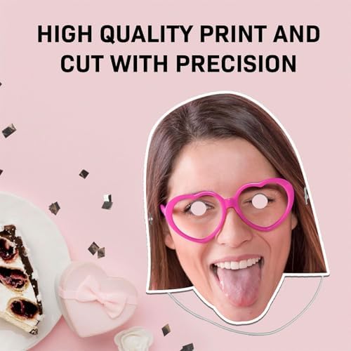 Personalized Photo Face Masks - Custom Party Accessories for Men Women Girls