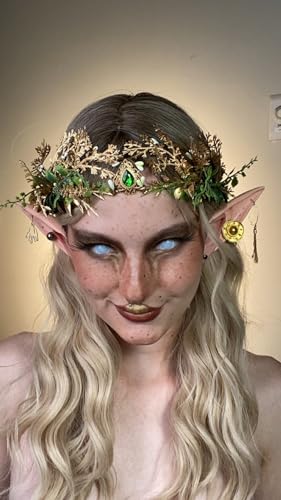 Mostory Handmade Ethereal Fairy Crown for MenAdjustableUnique Design
