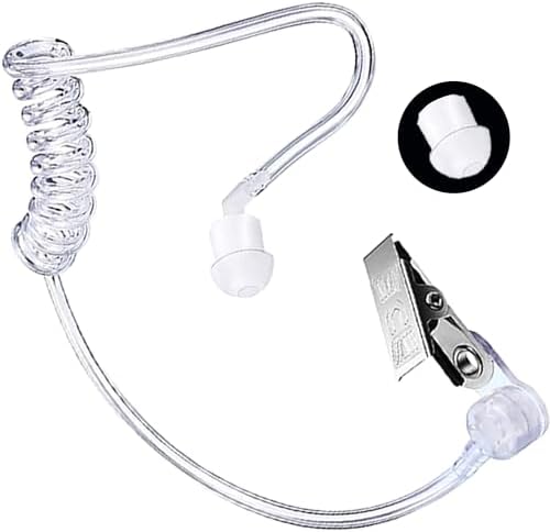 Spy Earpiece Secret Service Costumes for Men BlackFBIMIB -