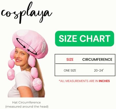 ComfyCamper Adorable Mushroom Hat Costume for Adults