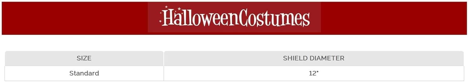 Captain America 12 Shield Kids Halloween Costume Accessory