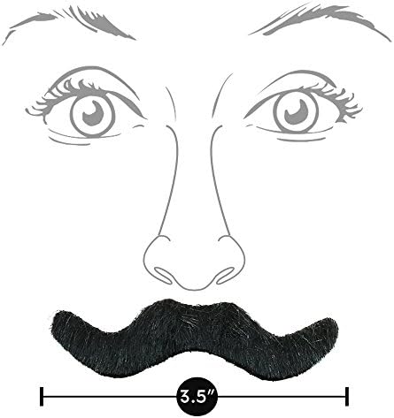 Skeleteen Self Adhesive Party Mustaches