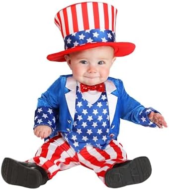 Relaxing Baby Costumes sam flag outfit for infant