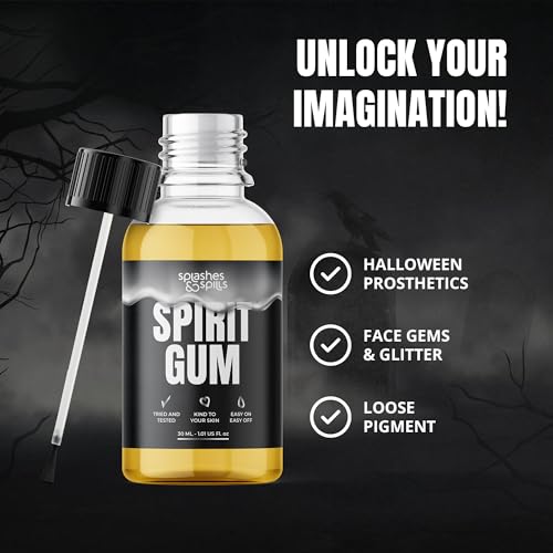 Professional Grade Spirit Gum Adhesive for Face