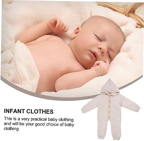 Knitted Jumpsuit for Toddlers with Rabbit Hair Decor