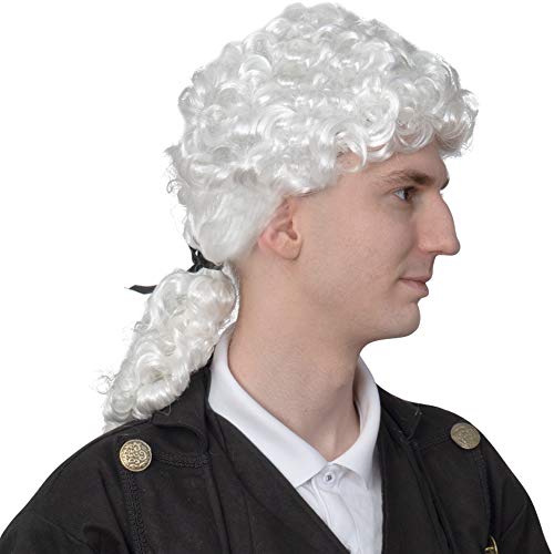 George Washington Historical Wig Costume Accessory