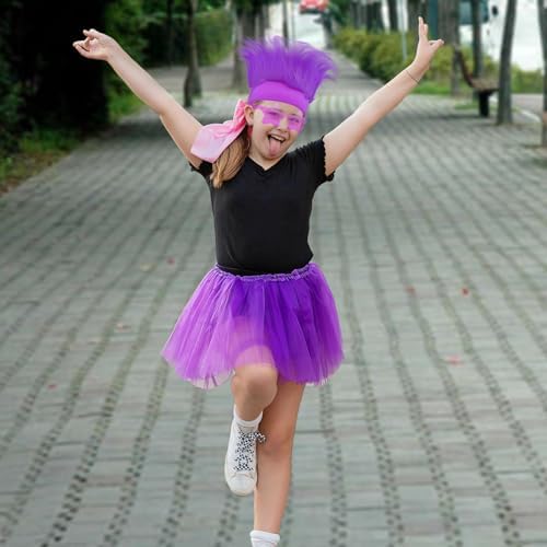 Vegove 5-Piece Hairy Headband Set for Spirit Day Halloween