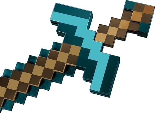 Transforming Minecraft Diamond Sword Pick-Axe Toy