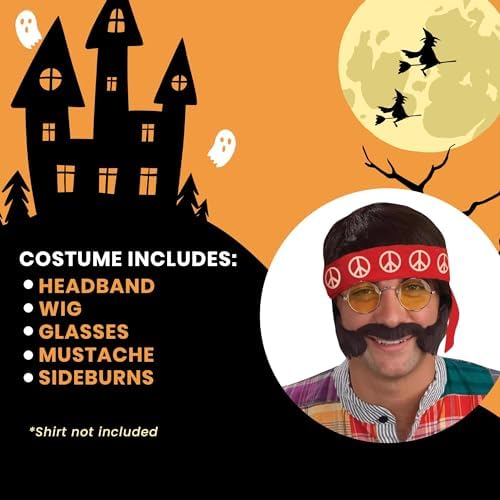 Hippie Costume Kit for Men