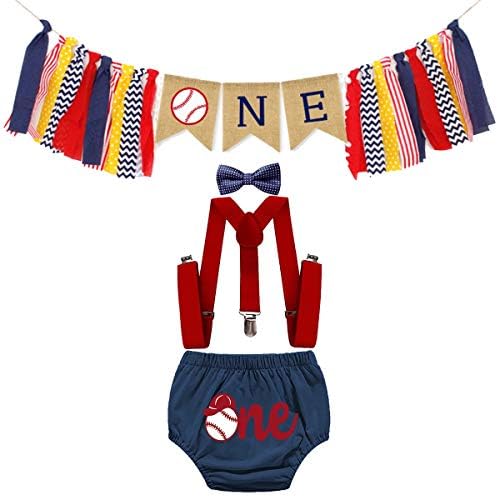 HIHCBF Baseball 1st Birthday Set