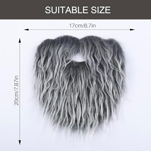 Yan Dream Men Fake Beard with Elastic Band