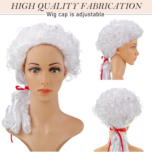Giegxin Halloween Colonial Judge Costume Set for Kids and Adults