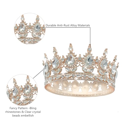 Rhinestone Womens Crown