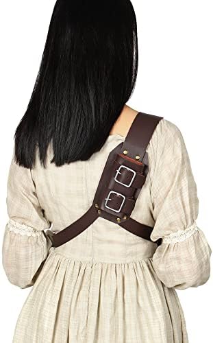 Medieval Leather Back Sword Shoulder Holster Adjustable