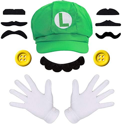 Humairc Super Bros Halloween Accessories Set