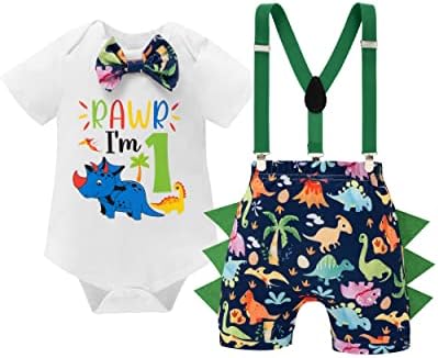 Kewlent 1st Birthday Outfit Set for Baby Boys