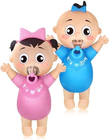 Inflatable Baby Costume Set for Adults and Babies