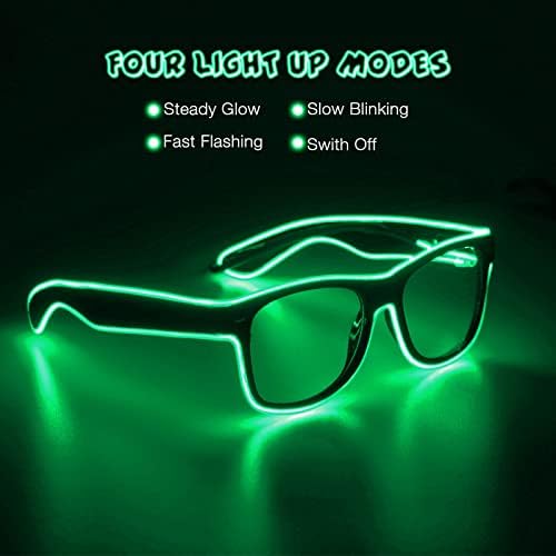 Aquat Light-up Neon Rave Glasses