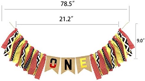 Cartoon Mouse 1st Birthday Set - Perfect for Photos More