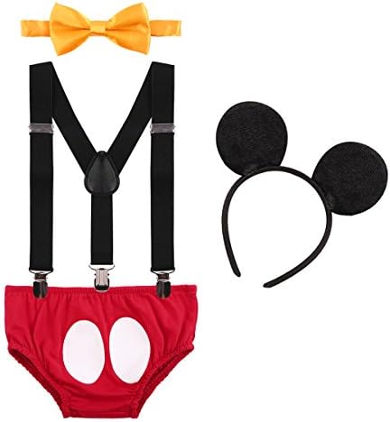 Baby Boys First Birthday Y-Back Cake Smash Outfits