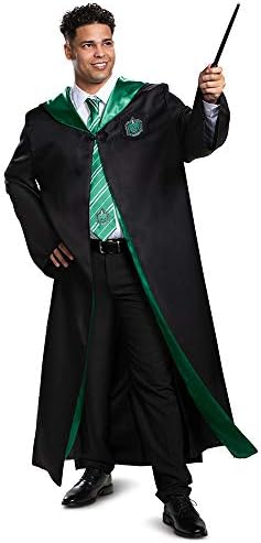Disguise Harry Potter Slytherin Robe Hogwarts approved for Halloween or cosplay
