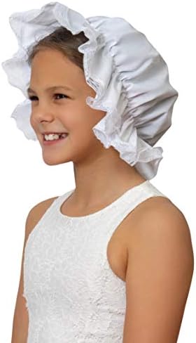 SkeidWhite Mob Cap for Halloween Colonial Costs