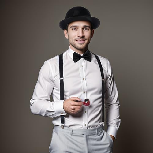 1920s Mens Costume Accessories Set Gangster Look