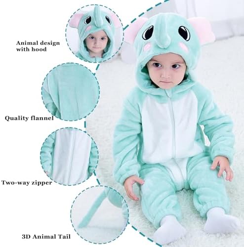 TONWHAR Kids Tiger Dinosaur Costume