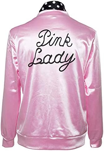 CISSTEC 1950s Pink Satin Jacket