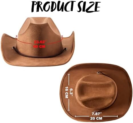 Beige Cowboy Hat for Halloween Cosplay