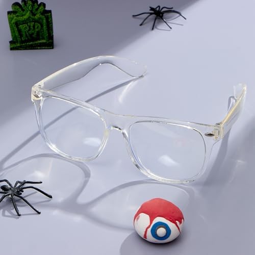Spooktacular Transparent Nerd Glasses