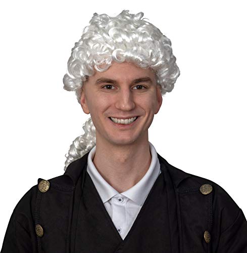 George Washington Historical Wig Costume Accessory