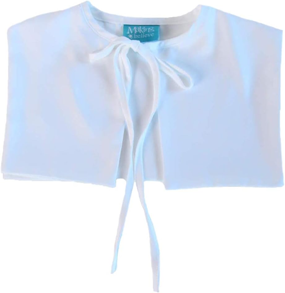 Make-Believe White Square Pilgrim Collar