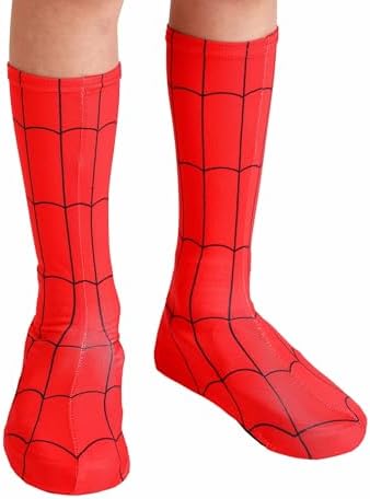 JazwaresChild Spider-Man Costume Boot Covers