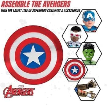 Captain America 12 Shield Kids Halloween Costume Accessory