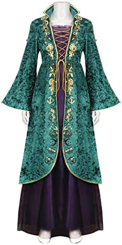 AMNPOLEN Winifred Sanderson Halloween Costume Dress
