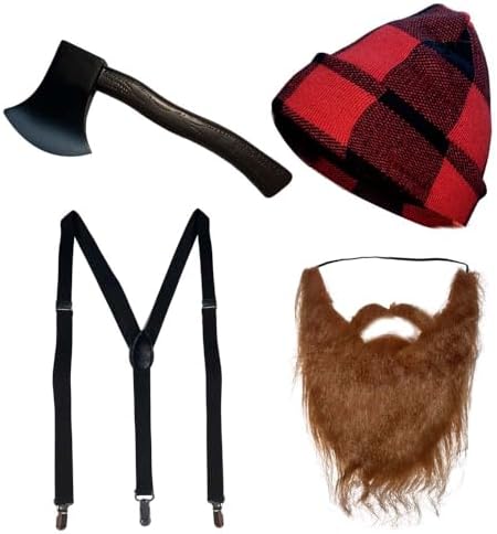 4-Piece Lumberjack Costume HalloweenStorm