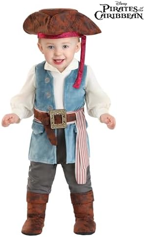 Fun Costumes Pirate Onesie Infant Jack Sparrow costume for Babies