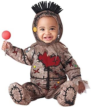 Voodoo Baby Doll Costume for Infants Spooky Halloween Getaway California Costumes