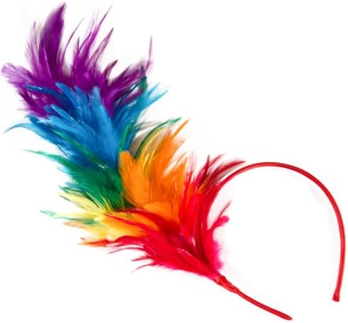 Fluffy Feather fascinator headband for Women Girls