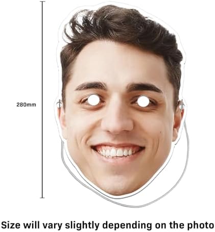 Personalized Photo Face Masks - Custom Party Accessories for Men Women Girls