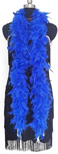 Happy Feather 60g Turkey Chandelle Feather Boa for Women