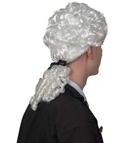 George Washington Historical Wig Costume Accessory