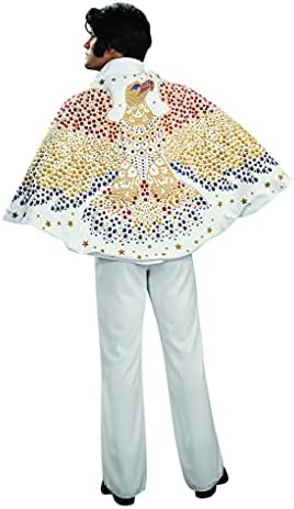 Rubies Costume Co Elvis Week Cap Screen-Printed Eagle Design