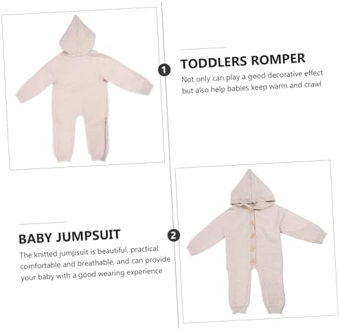 Bamboo Rabbit Wool Knitted Romper for Baby - Lightweight Multi-Purpose