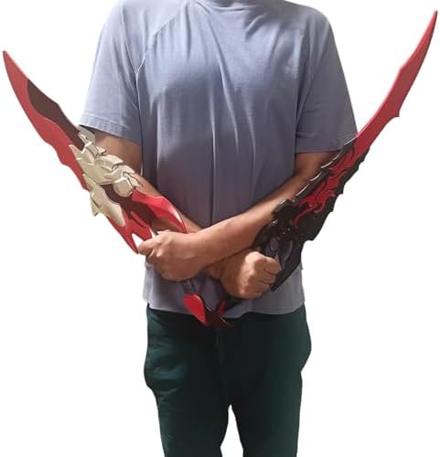 LALAPORT 2-Piece Set Medieval Fantasy Kamish Wrath Foam Dagger