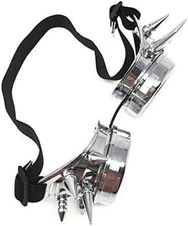 UMBRELLALABORATORY Crystal Rainbow Kaleidoscope Steampunk Goggles